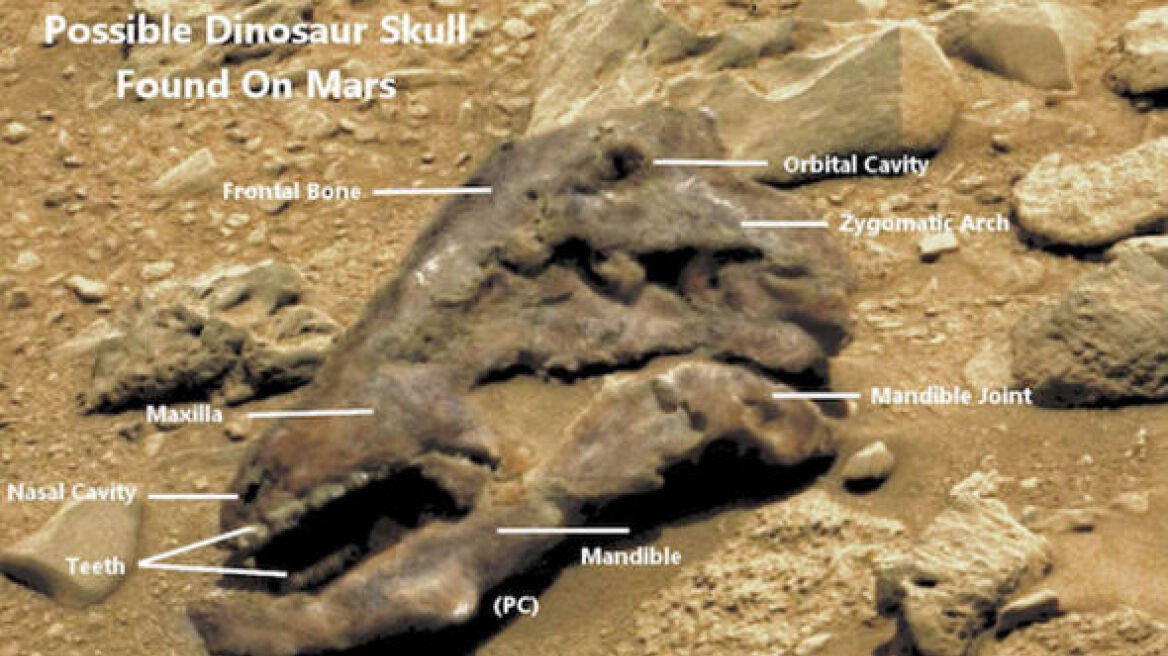 Jurassic Mars: Βρέθηκε δεινόσαυρος στον πλανήτη Άρη;